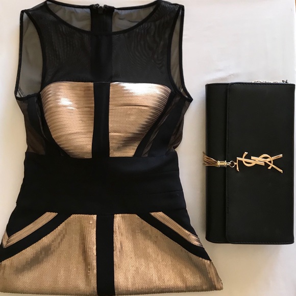 BCBG MAXAZRIA Reina Dress in Rose Gold - Picture 7 of 8